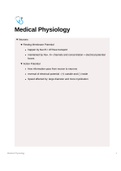 Medical Physiology (BIO151) Summary All Organs