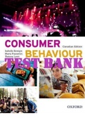 TEST BANK for Consumer Behaviour: Canadian Edition 2019 by Tatiana Levit,  Isabelle Szmigin, and Maria Piacentini . ISBN-10 ‏: ‎0199029075. 12 Chapters. (Complete Download). 