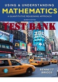 Using & Understanding Mathematics: A Quantitative Reasoning Approach 7th Edition by Jeffrey Bennett and William Briggs. All 12 Chapters. TEST BANK  