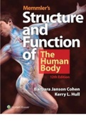 TEST BANK FOR MEMMLERS STRUCTURE AND FUNCTION OF THE HUMAN BODY 12TH EDITION BY COHEN  // MEMMLER'S STRUCTURE AND FUNCTION OF THE HUMAN BODY 12TH EDITION COHEN TEST BANK