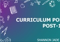 History of Education Assignment 3 - Curriculum Policy changes post-1994