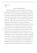 Collin College PHIL 1301 Nietzsches Parable of the Death of God Paper