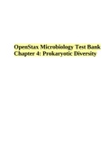 OpenStax Microbiology Test Bank Chapter 4: Prokaryotic Diversity