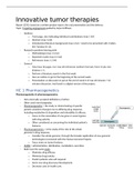 Extensive lecture notes from the compulsory courses of the first year of the master Oncology