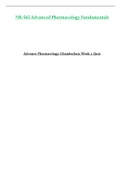 Week 2 Quiz - NR565 / NR 565 (Latest 2023 / 2024) : Advanced Pharmacology Fundamentals - Chamberlain