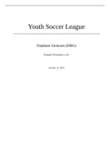 ISM 4212 Database Administration - Youth Soccer League Database Geniuses (DBG) - GRADED A+