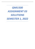 QMI1500 ASSIGNMENT 03 SOLUTIONS SEMESTER 1, 2022.pdf