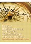 Ethics, Jurisprudence and Practice Management in Dental Hygiene 3rd Edition. by Vickie Kimbrough and Charla Lautar RDH Ph.D. Complete Download_TEST BANK
