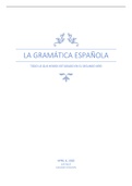 Spanish Grammar Summary PDF