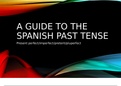 Spanish past tense explained