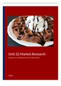 UNIT 22 MARKET RESEARCH ASSIGNMENT 2