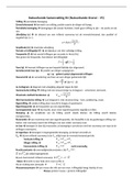 Samenvatting natuurkunde hoofdstuk 4, trillingen en cirkelbewegingen - Natuurkunde Overal VWO4 