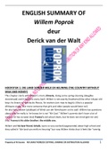 Willem Poprok Complete English Summary