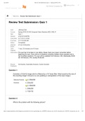 Review Test Submission: Quiz 1 University of Illinois, Urbana Champaign CS 543