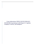 Exam (elaborations) CHEM 1120 PSYCHOLOGY TEST BANK Coon Journey 5e TB Chapter 8: Cognition, Language, Creativity, and Intelligence