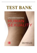 Understanding Human Sexuality 14th Edition by Janet Hyde & John DeLamater (Author). ISBN 9781260394597, 126039459X. All Chapter 1-20. (Complete Download) TEST BANK