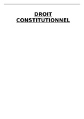 Cours complet sur le Droit Constitutionnel L1 ASSAS/Sorbonne