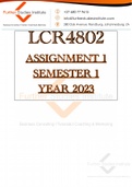 Exam (elaborations) LCR4802 - Medical Law (LCR4802) 
