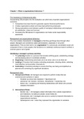 Summary Chapters Organizational Behaviour (Organizational Behavior, Global Edition)