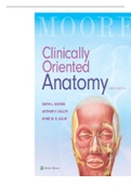 TEST BANK CLINICALLY ORIENTED ANATOMY 8TH EDITION MOORE DALLEY ALL CHAPTERS COMPLETE,A + RATED AND 100% VERIFIED.