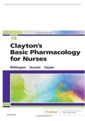 TEST BANK FOR CLAYTON’S BASIC PHARMACOLOGY FOR NURSES 18TH EDITION BY WILLIHNGANZ ALL CHAPTER