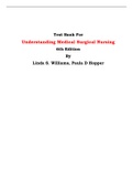 Test Bank For Understanding Medical Surgical Nursing  6th Edition By Linda S. Williams, Paula D Hopper