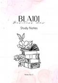 Business Law - BLA101 Study Notes