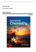 Test Bank - Conceptual Chemistry, 5th Edition (Suchocki, 2014), Chapter 1-17 | All Chapters