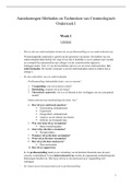 Aantekeningen Methoden en Technieken van Criminologisch Onderzoek I - Hoorcolleges en Werkgroepen