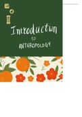 Introduction to Anthropology Notes