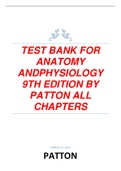 Exam (elaborations) Registered Nurse  Educator  Anthony's Textbook of Anatomy and Physiology, ISBN: 9780323528801