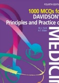 1000  MCQs for Davidson's principles and practice of medicine