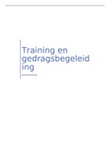 Samenvatting  Training en gedragsbegeleiding