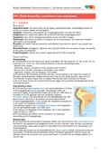 Samenvatting H1 | Zuid-Amerika: continent van extremen - De Geo Gebieden: Zuid-Amerika (5/6 VWO)