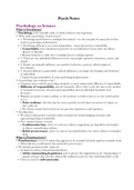 Class notes PS101 (PS101) 