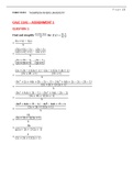 CALC1141 Calculus I Assignment 1