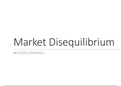 Microeconomics Market Disequilibrium