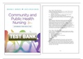 TEST BANK COMMUNITY AND PUBLIC HEALTH NURSING 3RD EDITION DEMARCO WALSH