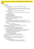 Exam 2 genetics portage learning 2023 complete study guide