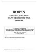 ROBYN Afrikaans FAL Workbook  (Grade 10 IEB)