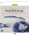 COMPLETE - Elaborated Test Bank for Auditing-The Art and Science of Assurance Engagements, 14ce.by Alvin Arens, Randal Elder, Mark Beasley, Chris Hogan & Joanne Jones.ALL Chapters1-20(578 pages) included and updated  for 2023 