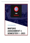 MNP2602 ASSIGNMENT 3 SEMESTER 1 2023