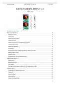 Abitur Lernzettel für Leistungskurs Physik (Hessen, 2023, PDF, 63 Seiten)