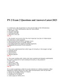 PN 2 Exam 2 Questions and Answers Latest 2023.