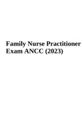 Family Nurse Practitioner Exam ANCC (2023)