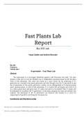 BIO 202 L Fast Plants Lab Report