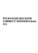 PTCB EXAM 2023 CORRECT ANSWERS (Graded A+)