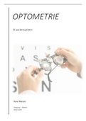 Samenvatting 21 puntensysteem optometrie odisee oogzorg