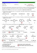 CHEM 2364 Organic Chem Lab Final Test v2 - Louisiana State University