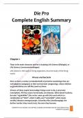 Die Pro: Detailed and comprehensive English summary 